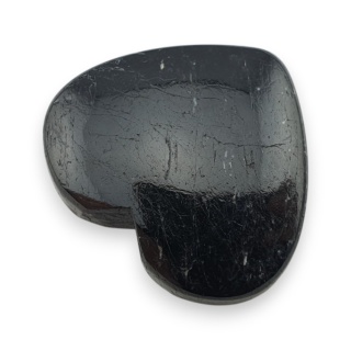 Czarny turmalin kaboszon serce 29x26 mm nr 123