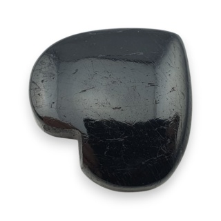 Czarny turmalin kaboszon serce 29x28 mm nr 119