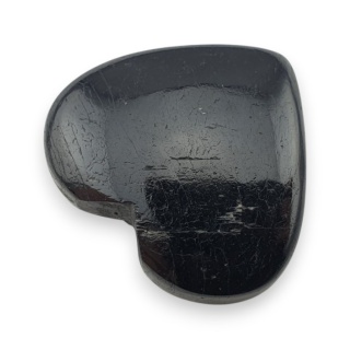 Czarny turmalin kaboszon serce 30x27 mm nr 80