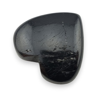 Czarny turmalin kaboszon serce 30x28 mm nr 91