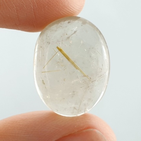 Quartz with rutile cabochon 20x15 mm no 64 Quartz with rutile cabochon 20x15 mm no 64