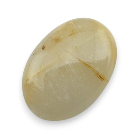 Quartz with rutile cabochon 21x15 mm no 77