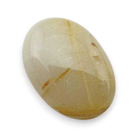 Quartz with rutile cabochon 21x15 mm no 77
