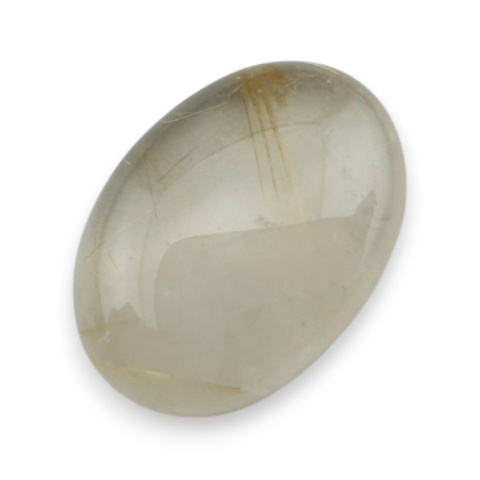 Quartz with rutile cabochon 22x16 mm no 70