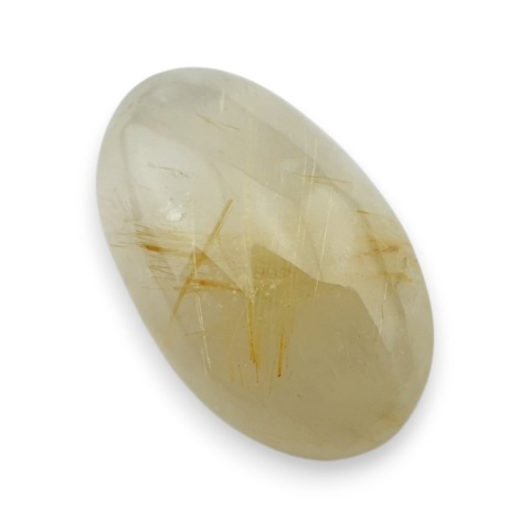 Quartz with rutile cabochon 23x14 mm no 57 Quartz with rutile cabochon 23x14 mm no 57