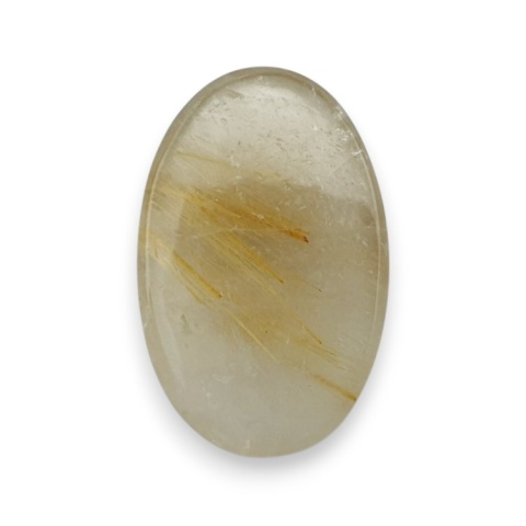 Quartz with rutile cabochon 23x14 mm no 58 Quartz with rutile cabochon 23x14 mm no 58