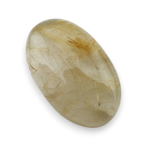 Quartz with rutile cabochon 23x14 mm no 68