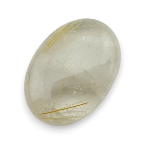Quartz with rutile cabochon 24x17 mm no 74 Quartz with rutile cabochon 24x17 mm no 74