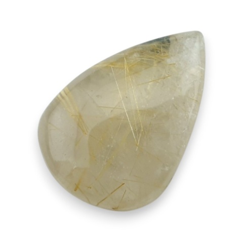 Quartz with rutile cabochon 26x18 mm no 69