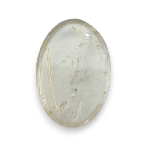 Quartz with rutile cabochon 26x18 mm no 73