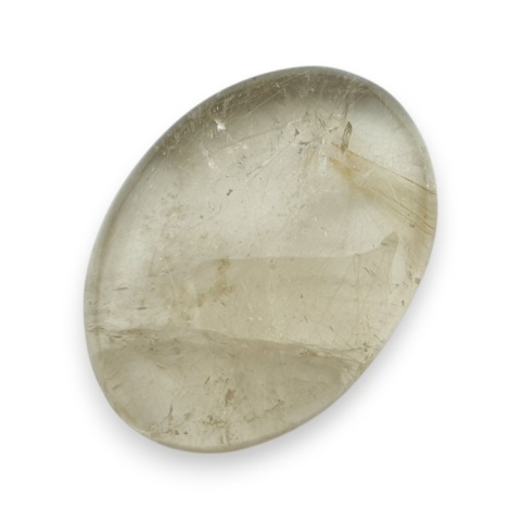 Quartz with rutile cabochon 31x22 mm no 65 Quartz with rutile cabochon 31x22 mm no 65