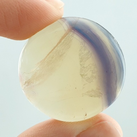 Fluorite cabochon fi 26x mm no 54 Fluorite cabochon fi 26x mm no 54
