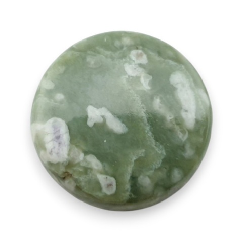 Jadeit peace kaboszon fi 21 mm nr 33