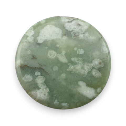 Jadeit peace kaboszon fi 21 mm nr 33