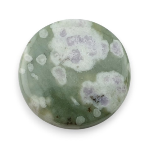 Peace jade cabochon fi 24x mm no 13