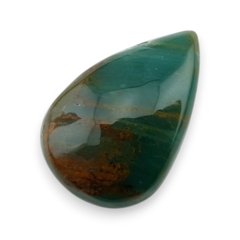 Green prase jasper cabochon 24x15 mm no 98 Green prase jasper cabochon 24x15 mm no 98