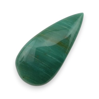 Jaspis green prase kaboszon 26x12 mm nr 73