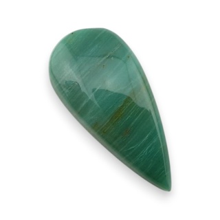 Jaspis green prase kaboszon 26x12 mm nr 73