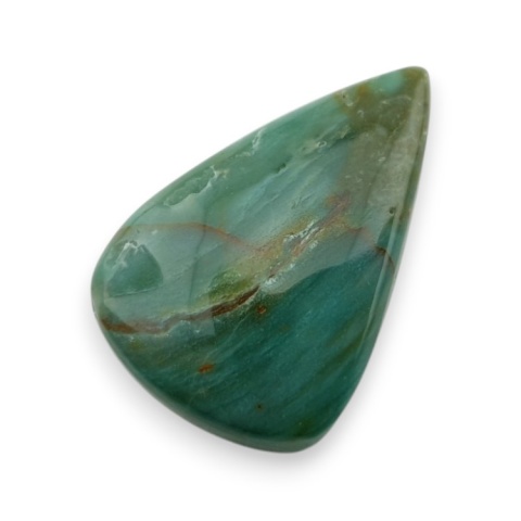 Green prase jasper cabochon 26x17 mm no 112