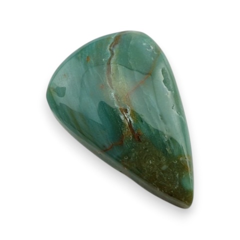 Green prase jasper cabochon 26x17 mm no 112