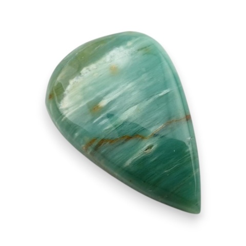 Green prase jasper cabochon 27x18 mm no 101