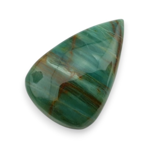 Green prase jasper cabochon 27x18 mm no 104