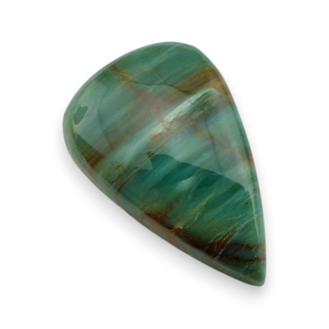 Green prase jasper cabochon 27x18 mm no 104
