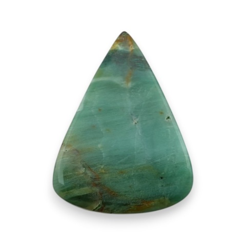 Green prase jasper cabochon 27x19 mm no 76