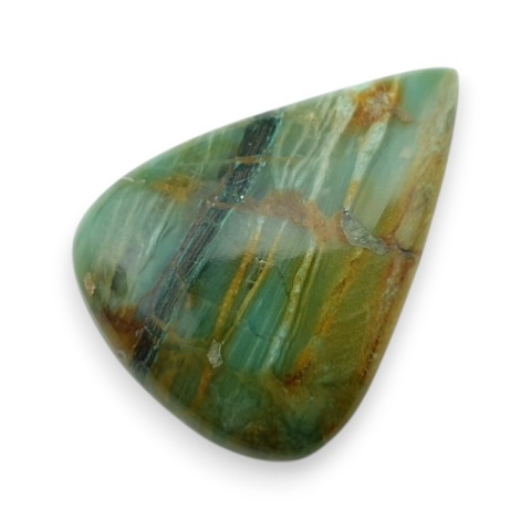 Jaspis green prase kaboszon 27x20 mm nr 80