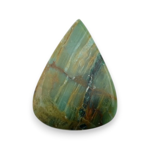Jaspis green prase kaboszon 27x20 mm nr 80