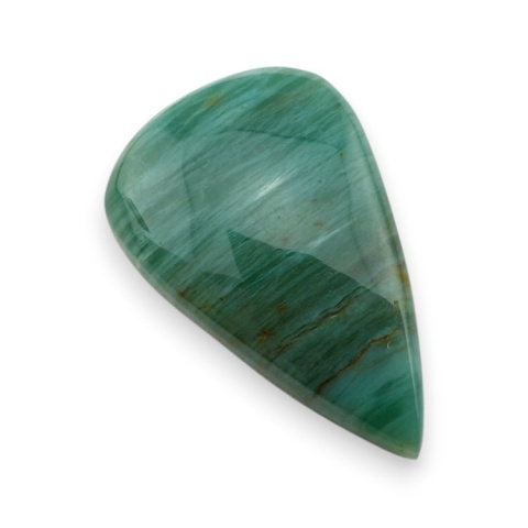 Green prase jasper cabochon 28x18 mm no 77