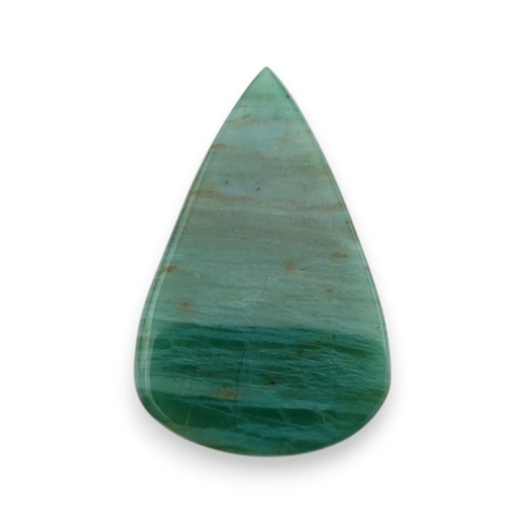 Green prase jasper cabochon 28x18 mm no 77