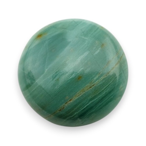 Green prase jasper cabochon fi 18x mm no 69