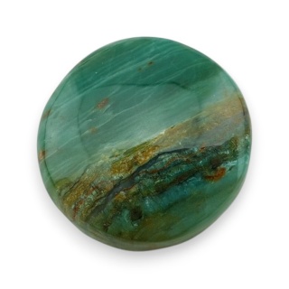 Jaspis green prase kaboszon fi 22 mm nr 48