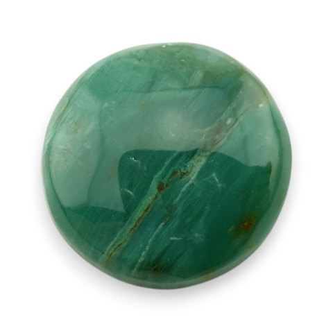 Green prase jasper cabochon fi 23x mm no 47