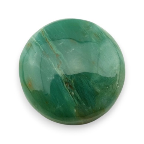 Green prase jasper cabochon fi 23x mm no 47