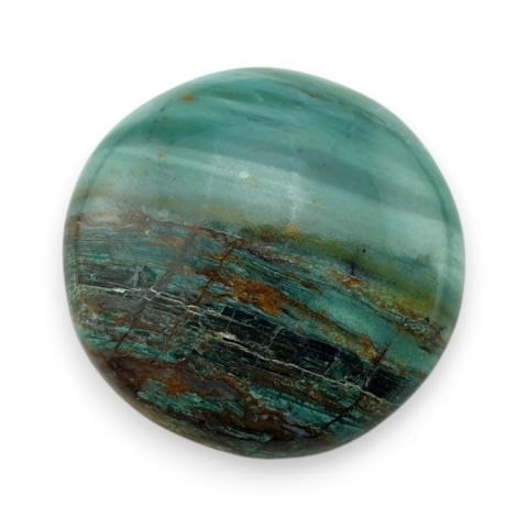 Jaspis green prase kaboszon fi 23 mm nr 71 Jaspis green prase kaboszon fi 23 mm nr 71