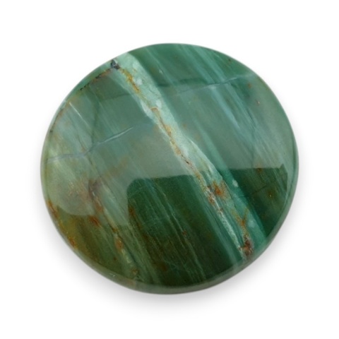 Jaspis green prase kaboszon fi 25 mm nr 41