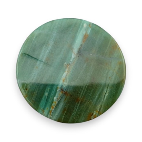 Jaspis green prase kaboszon fi 25 mm nr 41
