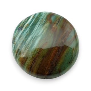 Jaspis green prase kaboszon fi 25 mm nr 54