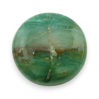 Jaspis green prase kaboszon fi 26 mm nr 51