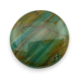 Jaspis green prase kaboszon fi 27 mm nr 57