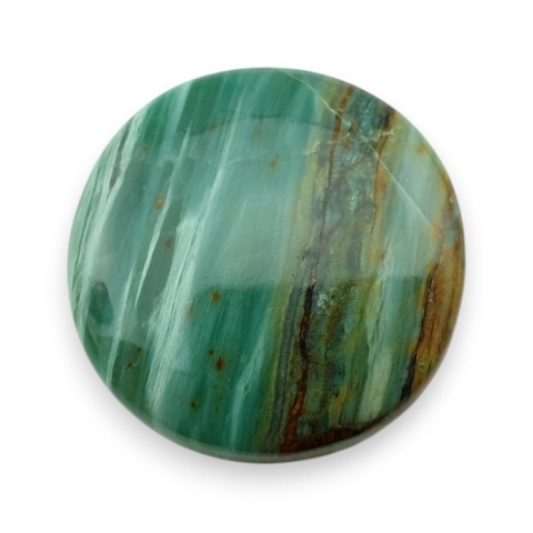 Jaspis green prase kaboszon fi 28 mm nr 56