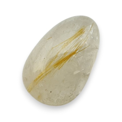 Quartz with rutile cabochon 18x12 mm no 100