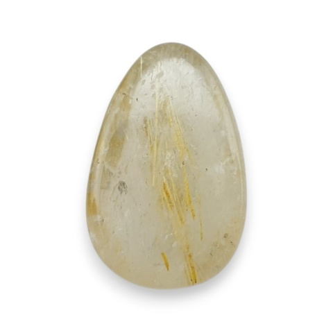 Quartz with rutile cabochon 18x12 mm no 100