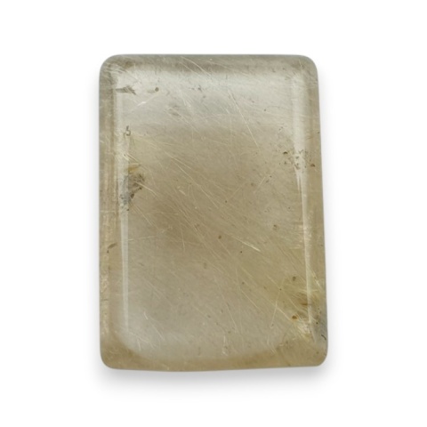 Quartz with rutile cabochon 19x14 mm no 81