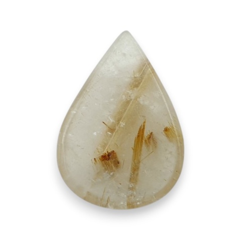 Quartz with rutile cabochon 19x14 mm no 95 Quartz with rutile cabochon 19x14 mm no 95