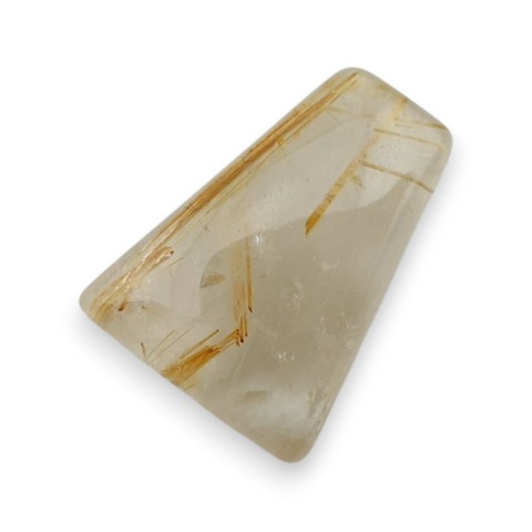 Quartz with rutile cabochon 21x15 mm no 91