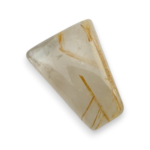 Quartz with rutile cabochon 21x15 mm no 91