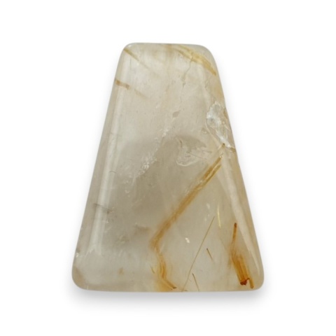 Quartz with rutile cabochon 21x15 mm no 91